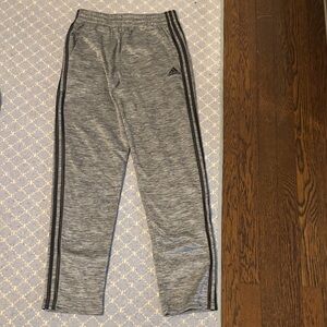 Adidas Kids Heather Gray Joggers EUC Sz L (14-16)